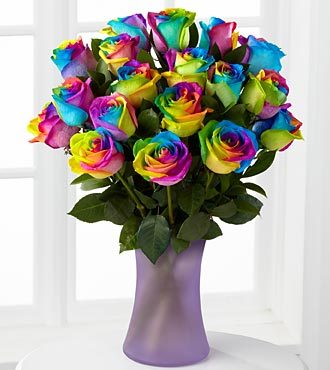 Rainbow Roses